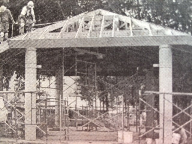 Bandstand Under Construction